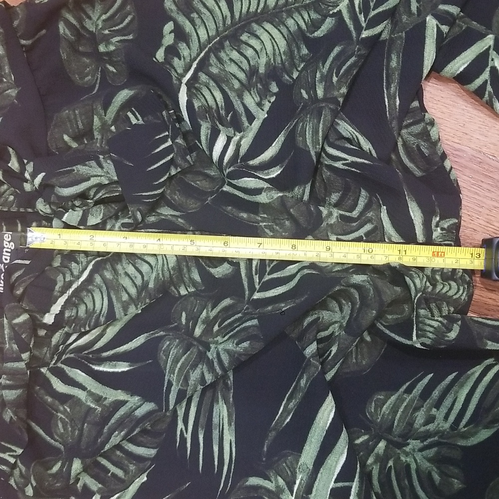 Tropical Split Leg Pants size L - Picture 6 of 6